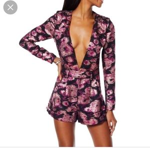 Ramy Brook metallic Lumen Romper